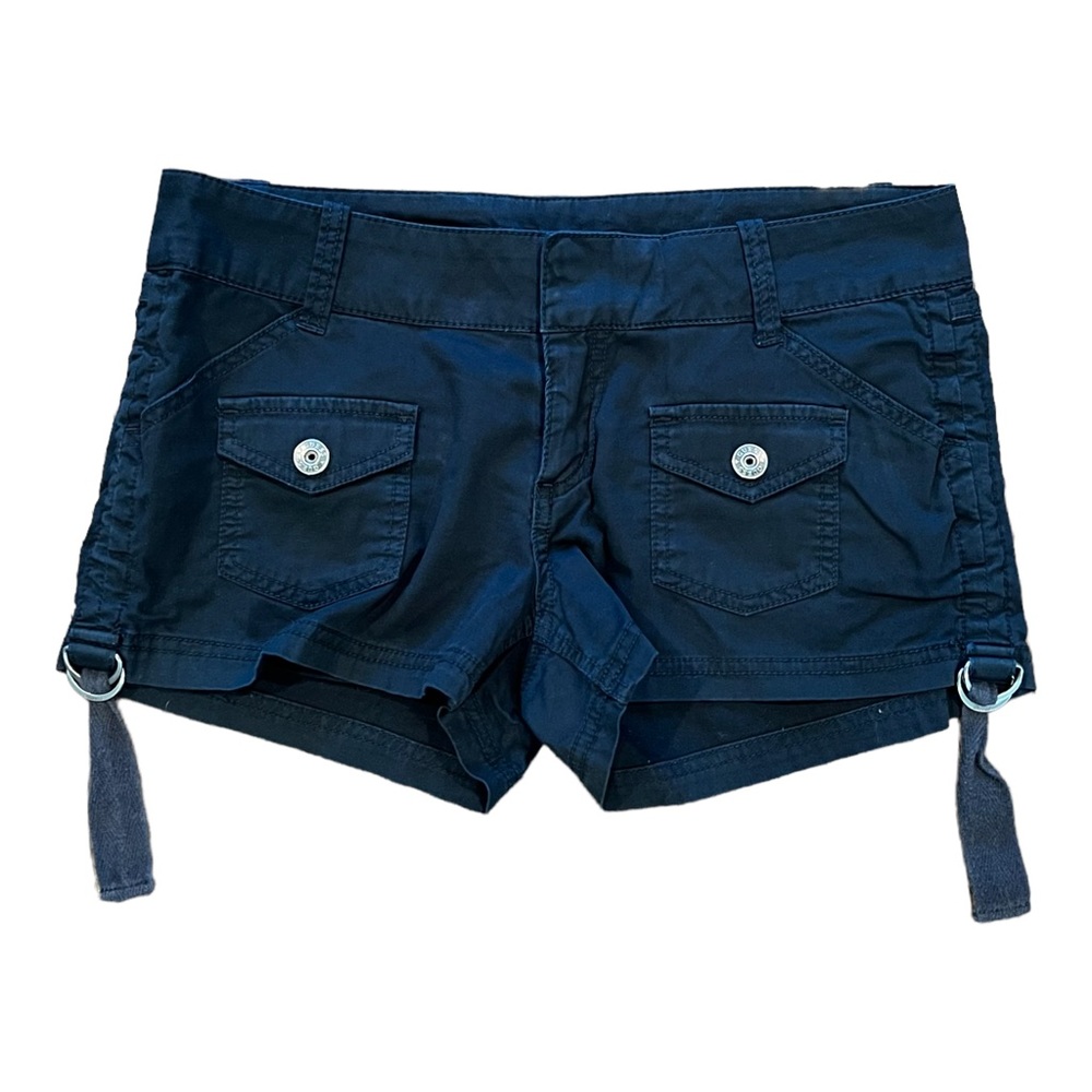 Guess Jeans Black Washed Cargo Shorts